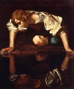 495px-Narcissus-Caravaggio_(1594-96)