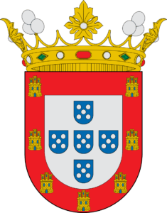 escudo de armas da actual bandeira de Ceuta